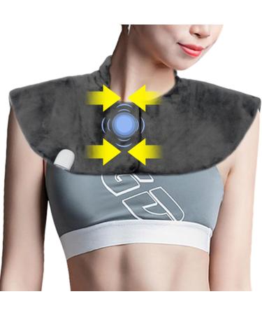 Qumiuu Electric Neck & Shoulder Heating Pillow - Adjustable Temperature Heated Wrap for Fast Relief | Ideal for Men & Women - Buy Online on GoSupps.com