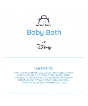 Mama Bear Disney Baby Bath (No Tears Formula) - 3 Pack x 300ml | Gentle & Safe for Babies | International Shipping Available - Buy Online on GoSupps.com