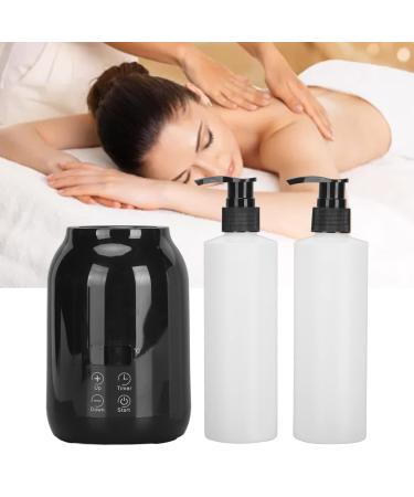 Single bottle massage oil heating pump head massage oil bottle heating Timing 110 240 V LED display for massageists for lotions (#1)