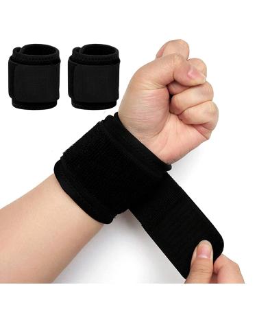 EPOXY SEA 2 Pack Wrist Support Wrist Brace for Working Out Carpal Tunnel Wrist Wrap Wristbands for Pain Wrist Straps for Men and Women-Adjustable Comfortable Highly Elastic