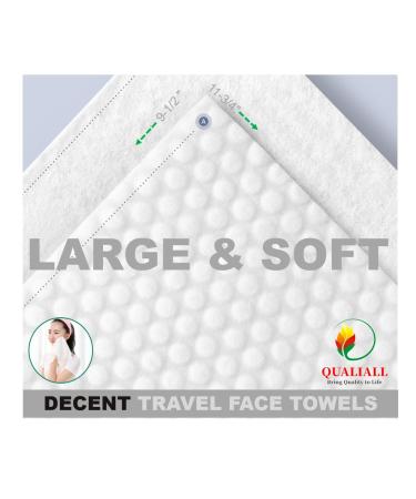 QUALIALL Premium Compressed Towels - 100% Pure Cotton Washcloth for Camping or Travel - Buy Online on GoSupps.com