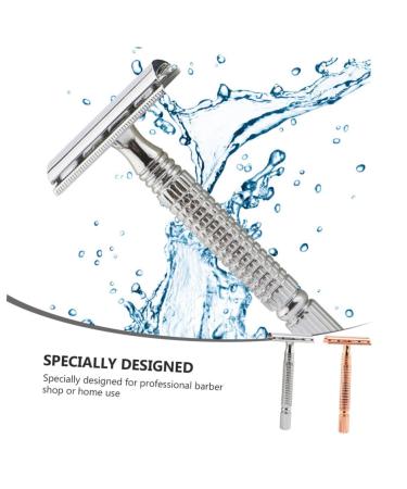 FRCOLOR Prickly Heat 4 Pcs Zinc Alloy Portable Men's Shaver - Old Razor Face Grooming Solution - Buy Online on GoSupps.com