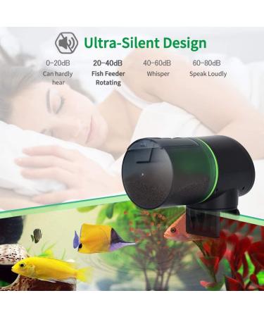 Ycozy Rechargeable Automatic Fish Feeder | Moisture-Proof Electric Dispenser for Aquarium & Tank | Intelligent Timer & USB Cable | Ideal for Fish & Turtles | Navi-EV - Buy Online on GoSupps.com