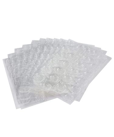 ZEAYBEBR 10 sheet / 240 pieces of waterproof breathable jelly nail adhesive sticker for wrong nails double-sided nail sticker