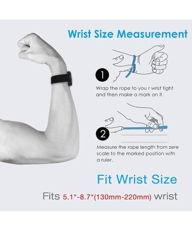 Abanen Hook and Loop Quick Dry Watch Band 22mm for Garmin Fenix 6/Fenix 5/7/EPIX 2 - Black Green Woven Nylon Sport Strap - Buy Online on GoSupps.com