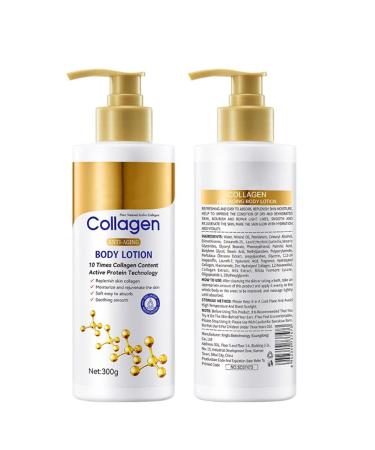 Body Cream 300g Fast Absorbing Non Greasy Daily Moisturizer for Dry Skin Hydrating Lotion for Smooth and Soft Skin White One Size One Size White - Buy Online on GoSupps.com