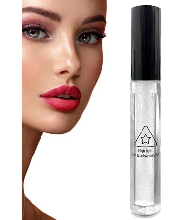 Liquid Shimmer Eyeshadow | Liquid Eye Shadow - Liquid High Pigments Gloss Sparkling Shimmer Glow Eye Shadow Shiny Makeup Frifer 01# White Moonlight - Buy Online on GoSupps.com