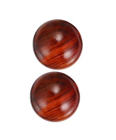 Gleavi 2 pieces Exercise Baoding Balls Chinese massage wood message carvings handicrafts wooden trade wood carvings huanghua pear