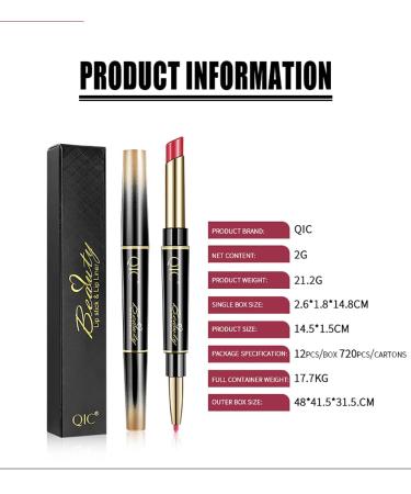 Skynest 6PC Lipstick & Lipliner Set | 2-in-1 Durable Lip Gloss | Waterproof Long-Lasting Highly Pigmented Velvet Beauty Cosmetics - Buy Online on GoSupps.com
