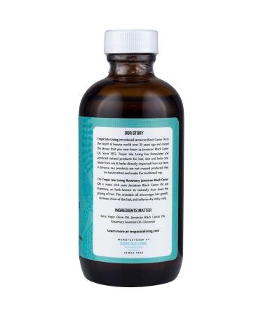 Tropic Isle Living Jamaican Black Castor Oil Hair & Skin Conditioner | 100% Pure & Natural 4 oz (Rosemary) - Moisturize Dry Hair & Skin - Buy Online on GoSupps.com