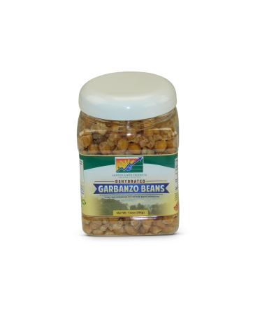Mother Earth Products Dehydrated Fast Cooking Garbanzo Beans, quart Jar, 14 Ounce (Pack of 1) (Quart Size)