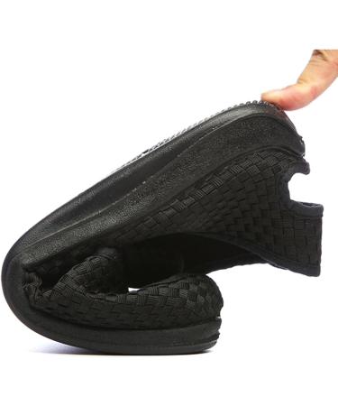 Buy Neuropathy Shoes for Women - Adjustable Extra Wide Diabetic Footwear Comfortable Breathable Design Indoor/Outdoor - Size 8.5 Dark Blue - Buy Online on GoSupps.com