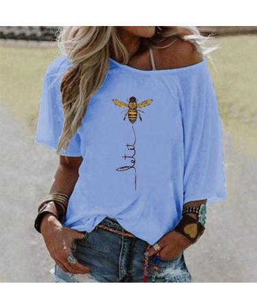 Shop Ppanguding Women's Summer Off Shoulder Rainbow T-Shirt | Trendy Graphic Print Tops - Buy Online on GoSupps.com