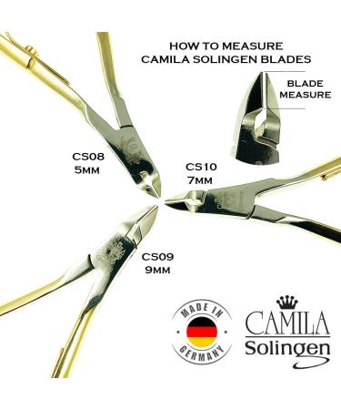 Camila Solingen CS08 Professional Nail Cuticle Trimmer from Germany - Stainless Steel, Anti-Corrosive, 5mm Blade for Manicure and Pedicure - Buy Online on GoSupps.com