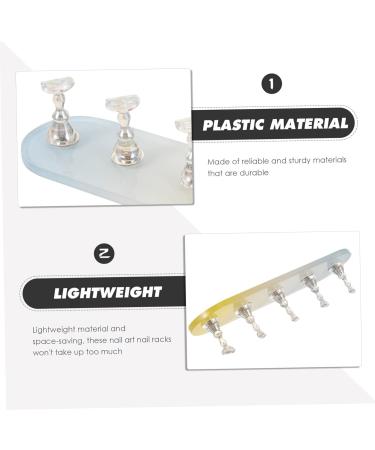 FRCOLOR 5 sets of nail practice holders nail biter stop magnetic nail stand practical nail racks false fingernails creative nail stand nail frames for nail polishing strips - Buy Online on GoSupps.com