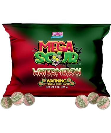 Barnetts Barnetts Mega Sour Watermelon Candy 227g - Buy Online on GoSupps.com