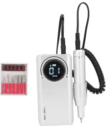 Nail Polishing Pen 12H Work Nail Drill Pen Adjustable Speed for Home for Salon (Pearlescent Gray) - Buy Online on GoSupps.com