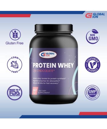 Global Ion 2lb Whey Protein Chocolate - Buy Online on GoSupps.com