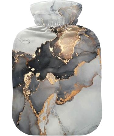 Luxury Marble Hot Water Bottle with Cover - Pain Relief & Heating Bag for Pregnant Women - 1L International Shipping - Buy Online on GoSupps.com