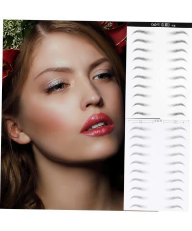 Gogogmee Artificial Eyebrow Patch 2 Sheets Black Stickers Brow Tatoo Eyebrow Makeup Tools s 3 Proof Patch - Buy Online on GoSupps.com