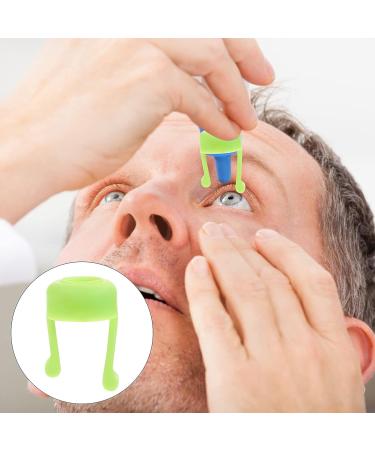 Healifty 2pcs Silicone Eye Drop Helper for Seniors - Green | Dispenser Assist Device for Easy Eye Drops Application - Buy Online on GoSupps.com