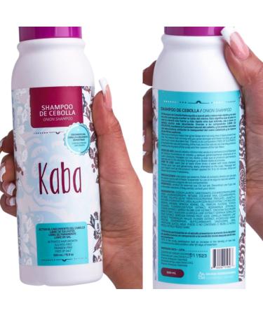 KABA Kit de Crecimiento | Shampoo de Cebolla Mascarilla Capilar & Acondicionador de Ceramidas - Env o Internacional - Buy Online on GoSupps.com