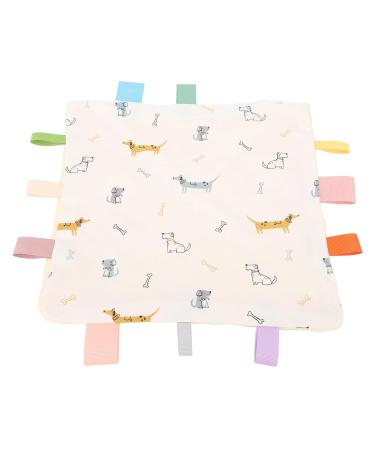 Comfort Towel for Toddlers - Soft Cotton Teething Ring & Saliva Towel with Beautiful Patterns | Ideal for Home & Outdoor (Dog) - International Shipping Available - Buy Online on GoSupps.com