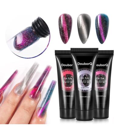 15ml Cat's Eye Crystal Extension Gel 3D Varnish Magnetic Soak Off Uv Gel Polish Quick-Drying Jelly Glitter Nail Art Accessories - Nail Gel - - (Color: 01) - Buy Online on GoSupps.com