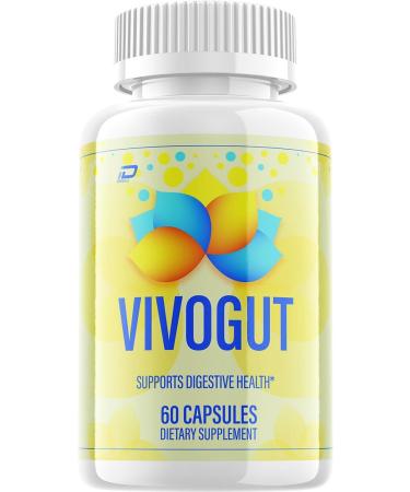 Indelo VivoGut Capsules Vivo Gut Pills All-Natural Daily Supplement Digestive Support Gut Wellness Pastillas Review (1 Pack - 60 Capsules)