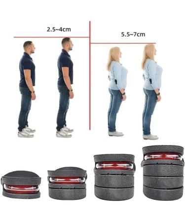 Height Increase Insoles - 4-Layer 3 Inch Air Cushion Shoe Inserts for Men & Women | Elevate Your Height Comfortably - Buy Online on GoSupps.com