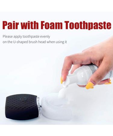 360Electric Ultrasonic Toothbrush for Adults | Automatic Timer & Wireless Charging | Dual-use Home & Travel | Black - Buy Online on GoSupps.com