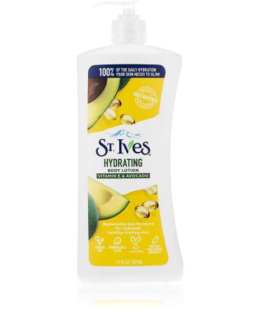 St Ives Body Lotion 21 Ounce Daily Hydrating (621ml) (2 Pack) - Buy Online on GoSupps.com