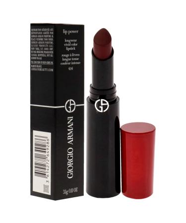 Giorgio Armani Lip Power Lipstick 404 Tempting - Longwear Vivid Color for Women | 0.11 oz - Shop Internationally - Buy Online on GoSupps.com