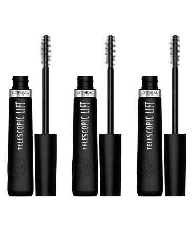 L'Oreal Paris L'Or al Paris Telescopic Lift Stretch Volumizing Mascara Vegan Formula with Ceramide Complex Light Texture Against Lumps or Deburrs for All Types of Lashes Black - 3