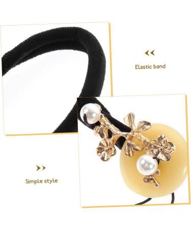 Didiseaon 1pc Hair Accessories Hair Rope Flower Hairbands Retro Hair Ties Scrunchy Hair Ties Retro Hair Loop Crystal Hair Ring Vintage Headdress Copper Etc. Agate Chinese Style - Buy Online on GoSupps.com