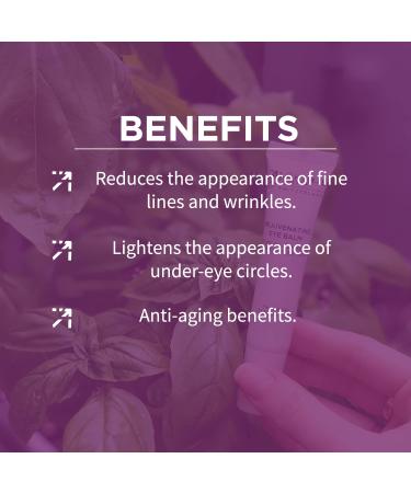Alchimie Forever Rejuvenating Eye Balm | Reduce Puffiness, Wrinkles & Dark Circles | Anti-Aging Formula with Vitamin K | Swiss Dermatologist-Formulated - Buy Online on GoSupps.com