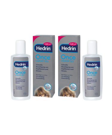 Hedrin Once Liquid Gel Economy Set 2x100ml Fast removal of head lice and nits in just one application.