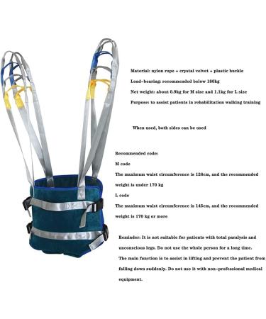 Divided Leg Sling for Elderly Disabled Patient Hoist Sling Stair Transfer Belt Full Body Patient Lift Sling Medical Walking Standing Aids Carrier Patient Lifter Divided Leg Sling M Large - Buy Online on GoSupps.com