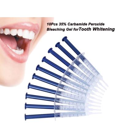 Pevor 12pcs Teeth Whitening Gel Kit -10Pcs Teeth Whitening Gel Refills 35% Carbamide Peroxide Bleaching Gel with 2Pcs Desensitization Gel Works with LED Teeth Whitening Light and Trays (12 X 3ML) - Buy Online on GoSupps.com