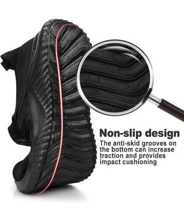 Feethit Men's Slip On Running Shoes 10.5 - Lightweight, Breathable, Non-Slip Sneakers - Buy Online on GoSupps.com