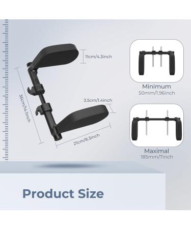 Yoocaa Car Headrest Pillow - Adjustable U Shaped Neck Support for Car Seat - Black - Kids & Adults - Buy Online on GoSupps.com