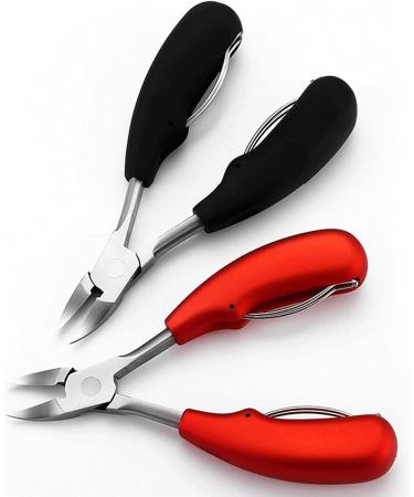 HCHGJKN Nail Clippers 1Pc Toe Nail Clippers Nail Correction Thick Nails Ingrown Toenails Nippers Cutters Dead Skin Dirt Remover Pedicure Care Tool(Schwarz) Black - Buy Online on GoSupps.com