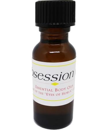 Obsession - Type For Women Scented Body Oil Fragrance Regular Cap - Light Gold - 1/2 oz. - ID#36371 0.5 Fl Oz (Pack of 1)