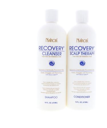 Nairobi Recovery Cleanser Shampoo + Scalp Therapy Conditioner "SET" 16oz.Each