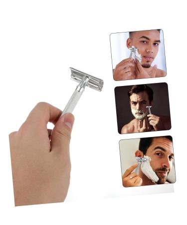 Didiseaon Manual Safety Razor for Men - Durable Stainless Steel Double Edge Shaving Tool Beard Trimmer & Old Fashioned Single Blade Scraper - Buy Online on GoSupps.com