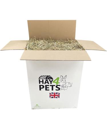 Hay4Pets Timothy Hay- 12.6kg. Fresh Green Stem Feeding Hay For Rabbit Guinea Pig Hamster & Small Animals. High Fibre Natural Food For Pets. Dried Grass Animal Feed 12.6 kg (Pack of 1) - Buy Online on GoSupps.com