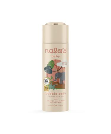 Nala's Baby Bubble Bath | Award-Winning |97% Natural | Dermatologically-Tested and Paediatrician-Approved | Soothing Oat Milk Camomile and Vitamin E| Vegan | 200ml and 400ml | Nalas Baby 200.00 ml (Pack of 1)