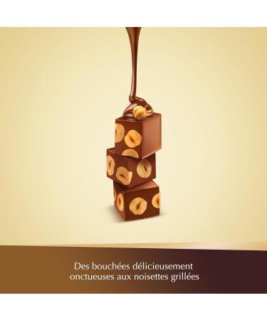 Lindt - NUXOR Cone - Milk and Black Chocolate With Whole Hazelnuts - Crunchy and Fondant 150g - Buy Online on GoSupps.com