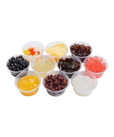 TashiBox 2 oz Disposable Plastic Jello Shot Cups with Lids - 200 Sets - Buy Online on GoSupps.com