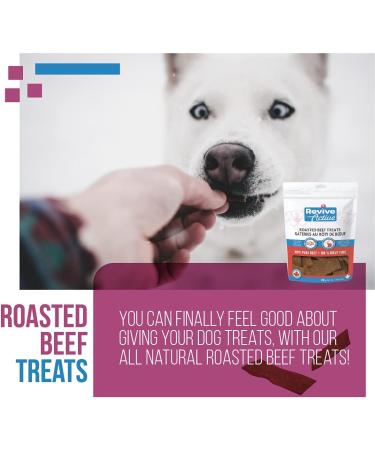 Revive Active Roasted Beef Treats for Dogs 40gr Dog and Puppy Chews - Pure and All Nutritive Low Calorie Training Treats - Large and Small Dogs Flavor Dogs Love. 40 g (Pack of 1) - Buy Online on GoSupps.com